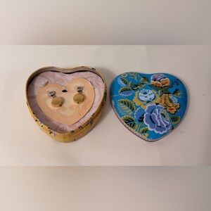 Brighton Two-Tone Small Dangle Earrings | With Original Box